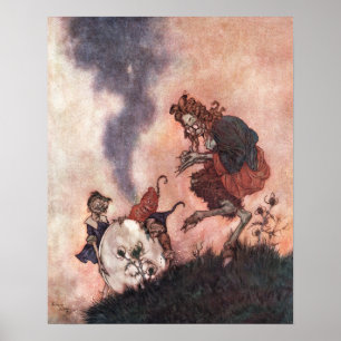 Affiche The Wicked Hobgoblin par Edmund Dulac