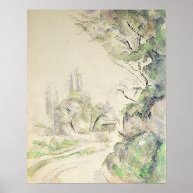 Affiche The Winding Road, c.1900-06 (c/c sur papier) (Devant)