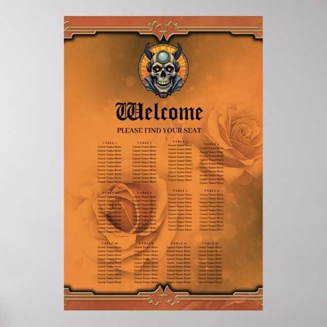 Affiche The winged skull. (Devant)