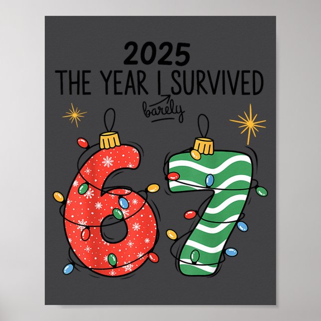 Affiche The Year I Barely Survived Christmas 2025 Six Seve (Devant)