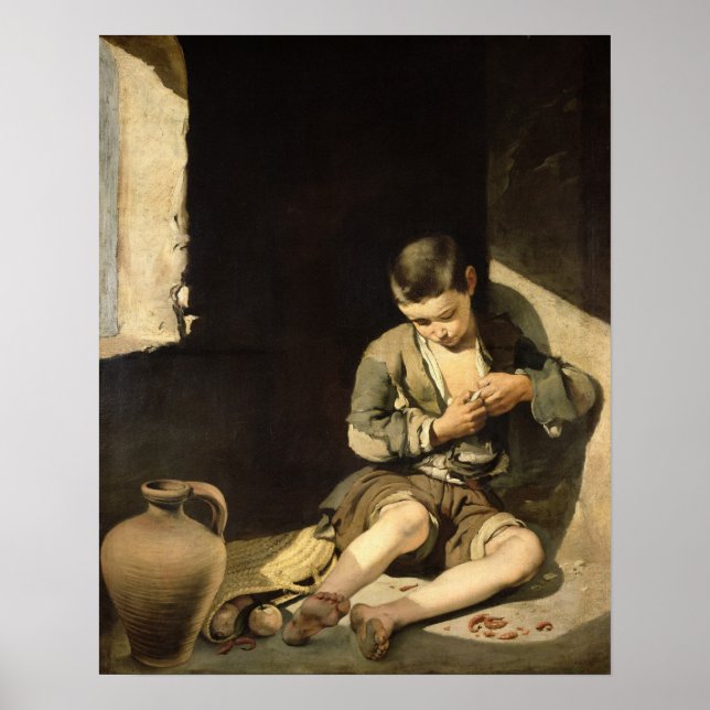 Affiche The Young Beggar, c.1650 (Devant)