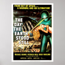 Affiche théâtrale - Le Jour où la Terre est restée