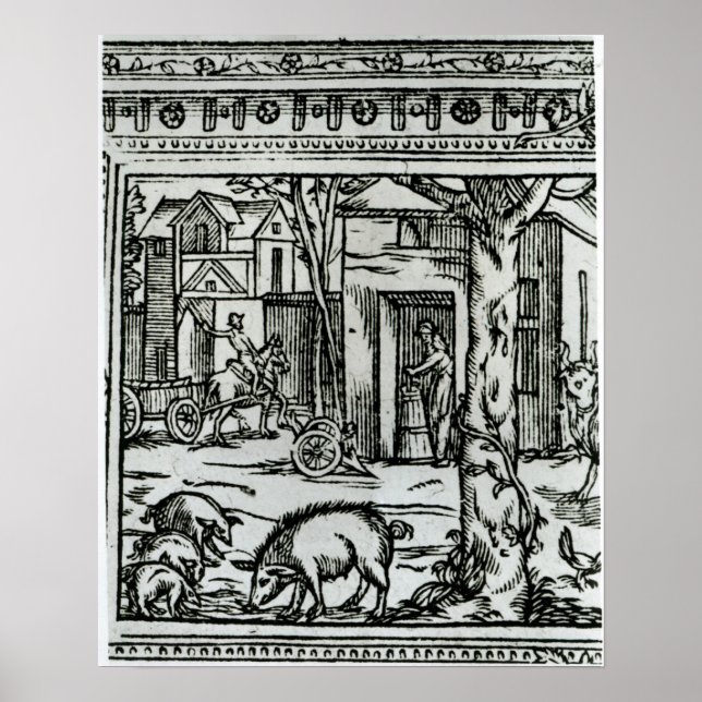 Affiche Théâtre d'Agriculture et Mesnage des Champs' (Devant)