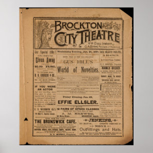 Affiche Théâtre de Brockton City