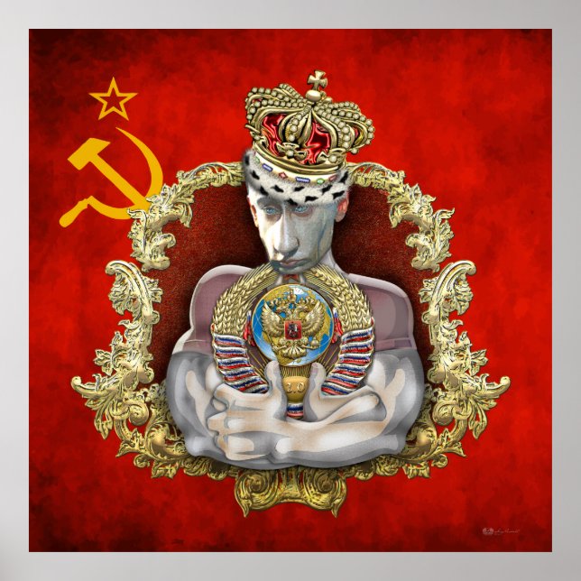 Affiche Théâtre de l'Absurde - Rêve de Poutine - URSS 2.0 (Devant)