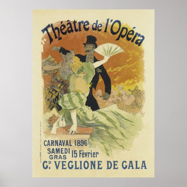 Affiche Théâtre de l'Opéra (Devant)