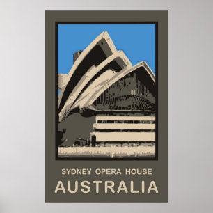 Affiche Théatre de l'opéra de l'Australie Sydney