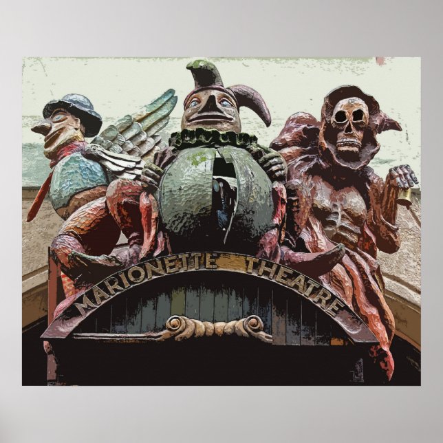 Affiche Théâtre de marionnettes (Devant)