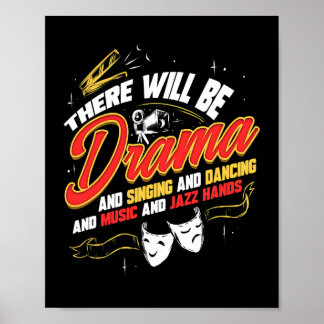 Affiche Théâtre Il Y Aura Drama Cadeau Broadway Musical