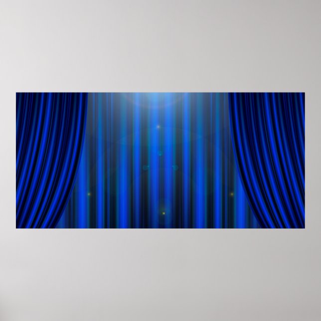 Affiche Theatre movie theater curtain strip (Devant)