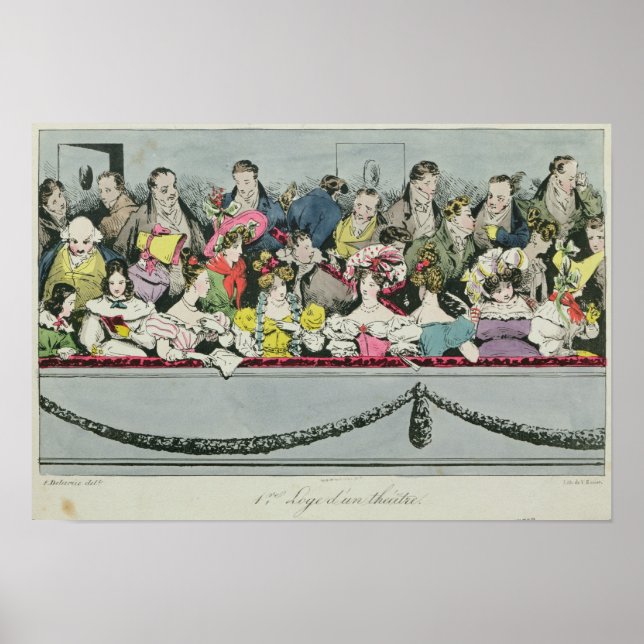 Affiche Théâtre Premiere Loge d'un (Devant)