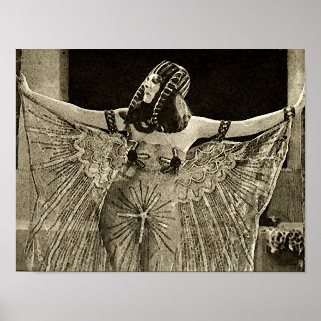 Affiche Theda Bara comme film Vintage Cleopatra (Devant)
