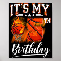 thème basket-ball pour 5e anniversaire 5 ans anniv