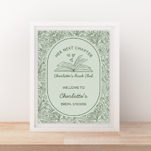 Affiche Thème de livre de chapitre suivant Bienvenue à la 
