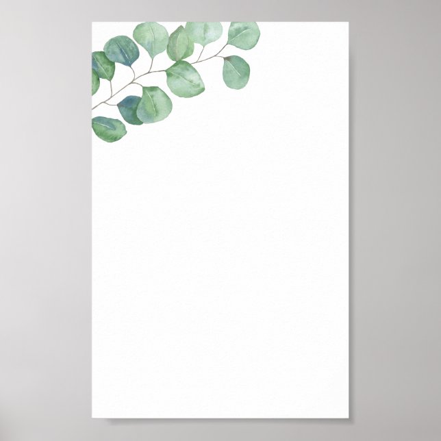 Affiche Thème Eucalyptus (Devant)
