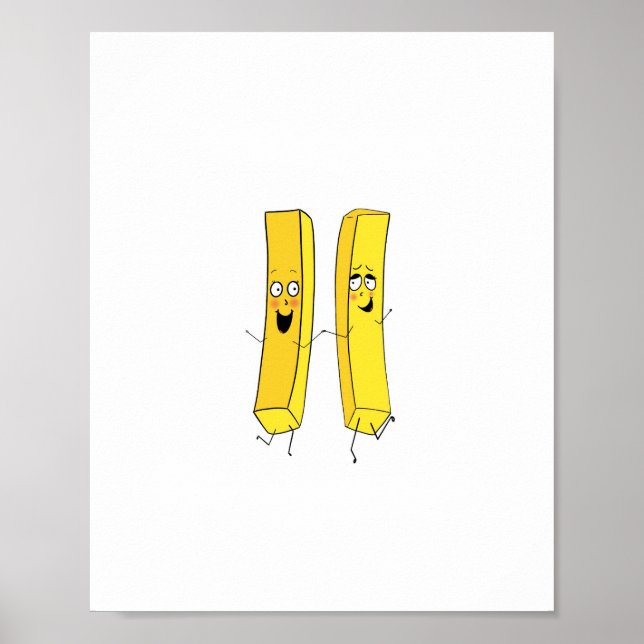 Affiche Thème frites et chips (Devant)