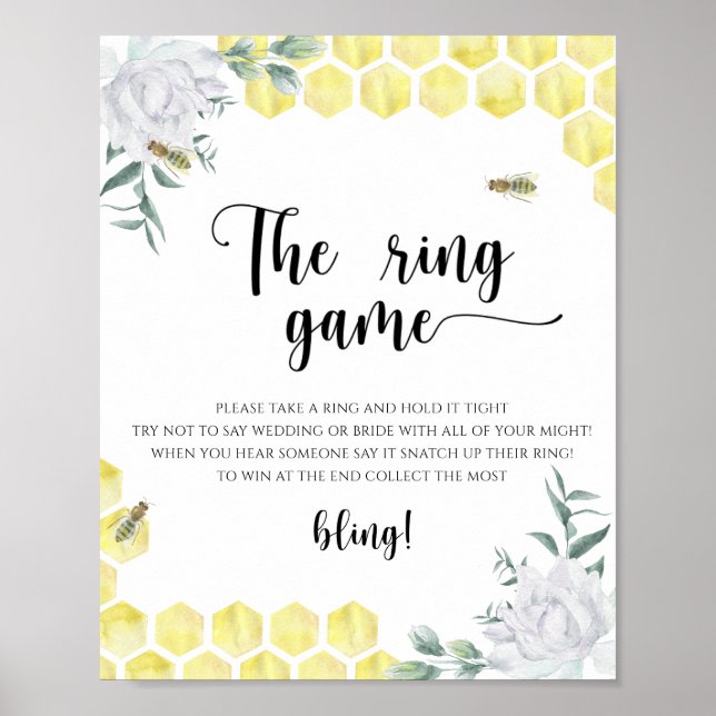 Affiche Thème Honeycombs - Le jeu d'anneau (Devant)