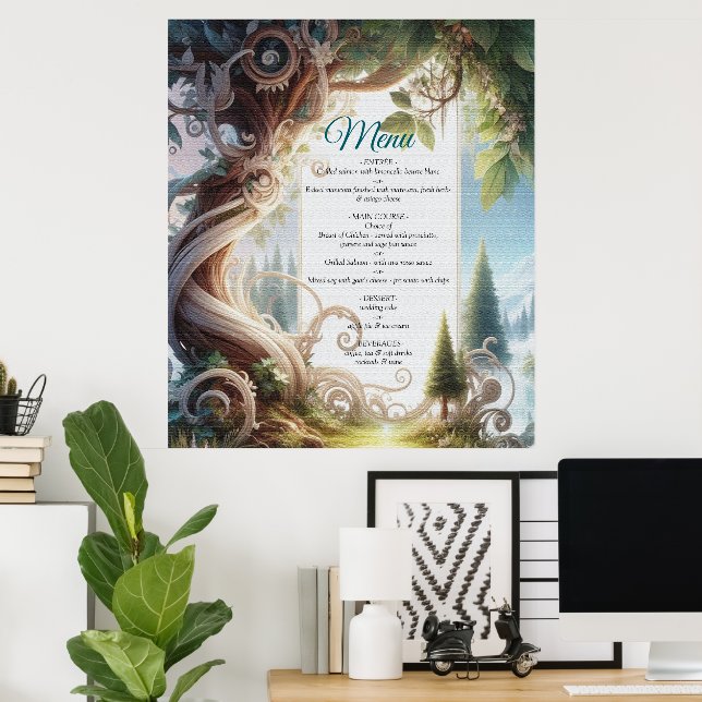 Affiche Thèmes de l'Imaginaire spirituel intemporel métaph (Bureau à domicile)
