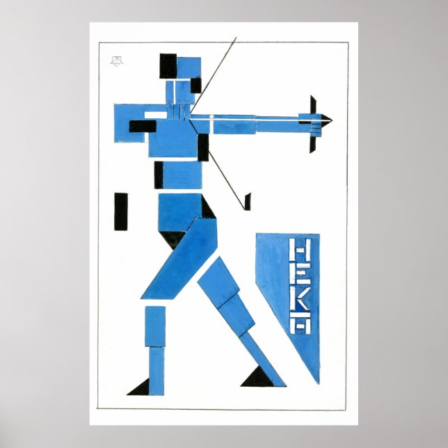 Affiche Theo van Doesburg Archer De Stijl (Devant)