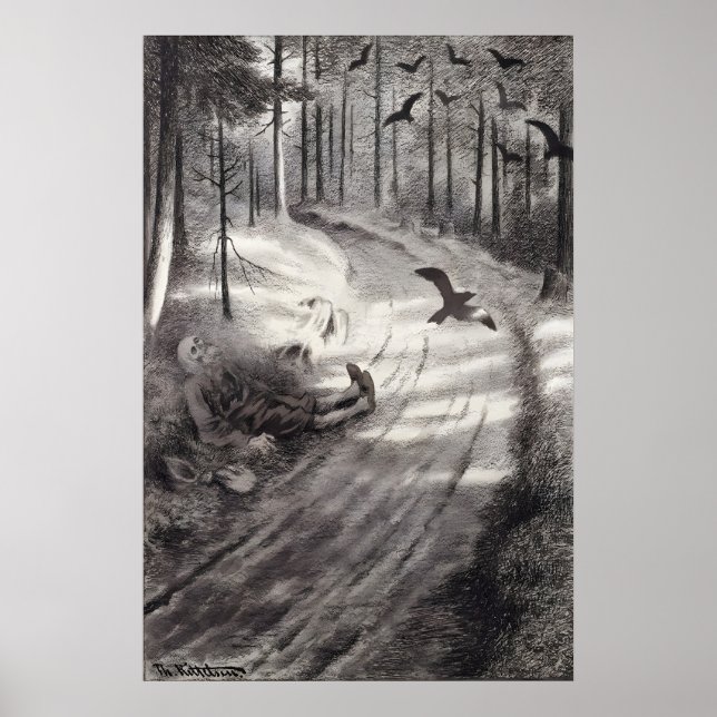Affiche Theodor Kittelsen Fattigmannen (Le Pauvre) (Devant)