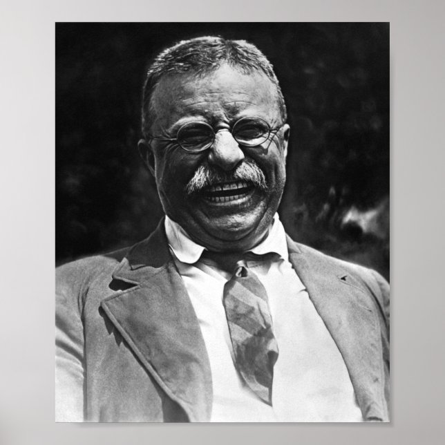 Affiche Théodore Roosevelt, rire Photo (Devant)