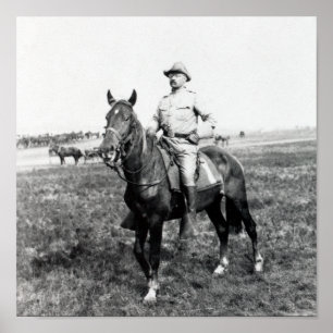 Affiche Theodore Roosevelt - The Rough Rider - 1898