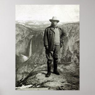 Affiche Théodore Roosevelt Yosemite Vintage