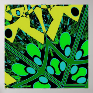 Affiche Théorie de l'œuf IV - Abstrait Ken Gage