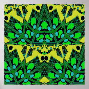 Affiche Théorie des oeufs III - Ken Gage Abstrait