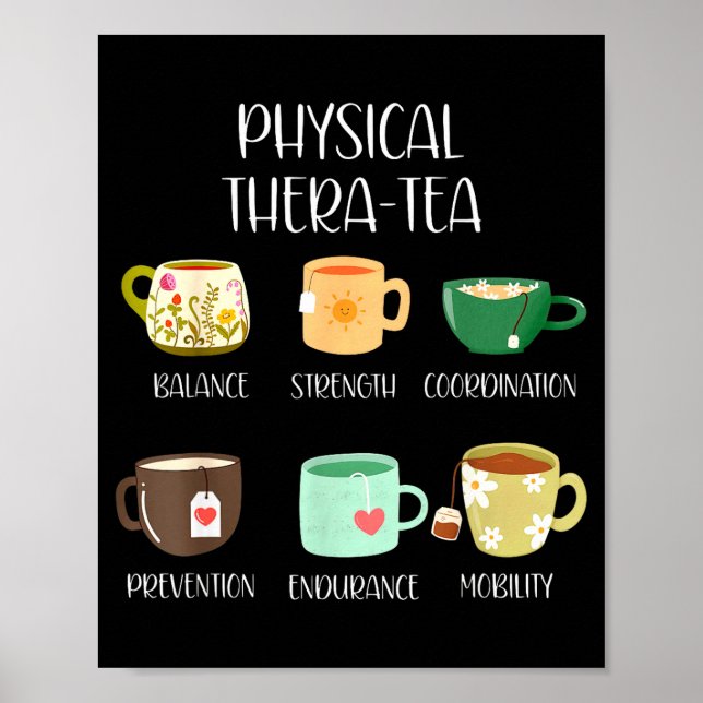 Affiche Théra T-shirt Thérapie Physique Pt (Devant)
