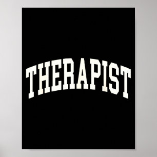 Affiche Thérapeute conseiller thérapie santé mentale
