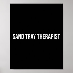 Affiche Thérapeute en thérapie par le bac à sable Santé me