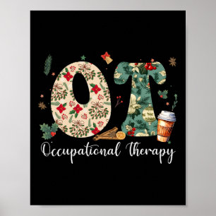 Affiche Thérapeute professionnelle Noël Ot Ota Me