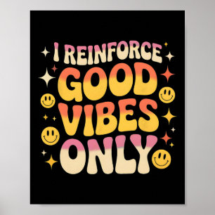 Affiche Thérapie Aby Drôle Bonnes Vibrations Analystes de