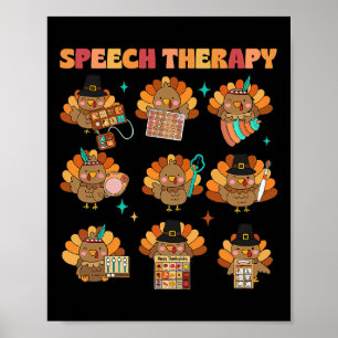 Affiche Thérapie de la parole Turquie Slp orthophoniste ch