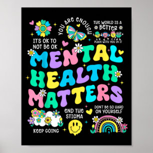 Affiche Thérapie de sensibilisation à la santé mentale cer