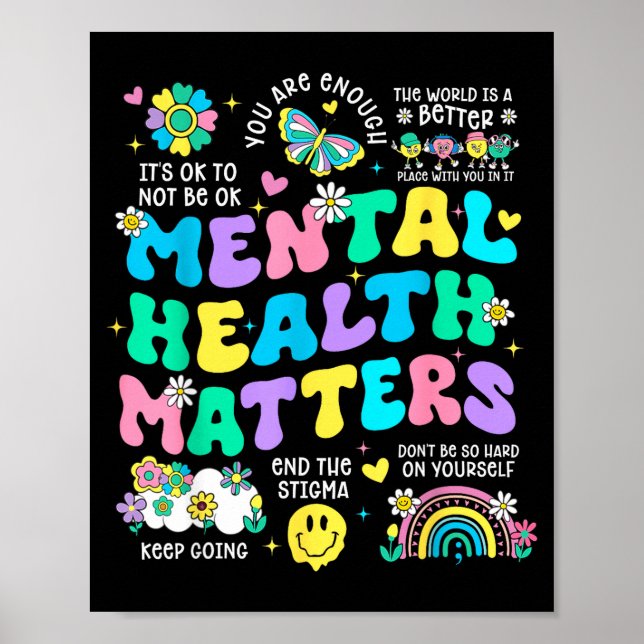 Affiche Thérapie de sensibilisation à la santé mentale cer (Devant)