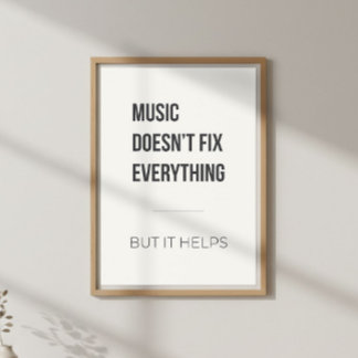 Affiche Thérapie musicale motivationnelle calme