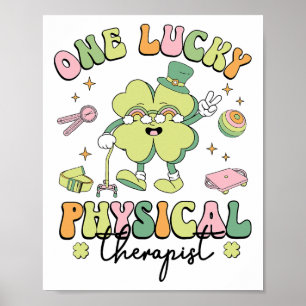 Affiche Thérapie physique Pt Patricks Day Thérapeute physi