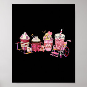 Affiche Thérapie physique Saint-Valentin Pt Fuel Café Phys
