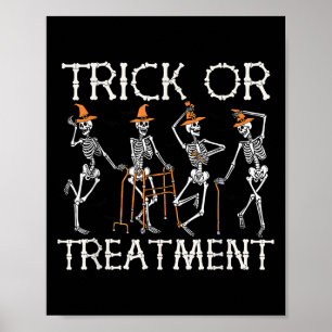 Affiche Thérapie Physique Trick Ou Pt Therast Halloween