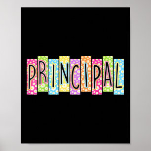 Affiche Thérapie Principale Rétro Retour à l'école Couleur