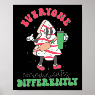 Affiche Thérapie vocale Noël Tout le monde communique Diff