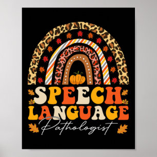 Affiche Thérapie vocale rétro Pathologiste du langage F