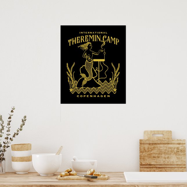 Affiche Thérèmermaid dorée (Cuisine)