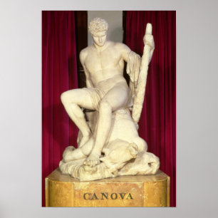 Affiche Thésée et le Minotaure, 1782