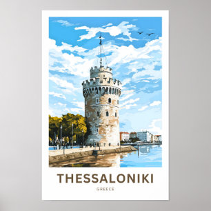 Affiche Thessalonique Grèce Imprimer Voyage