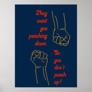 Affiche They want you punching down