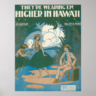 Affiche They're Wearing ‘Em Higher In Hawaii