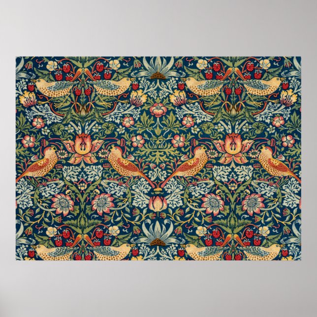 Affiche Thief de fraises par William Morris (Devant)